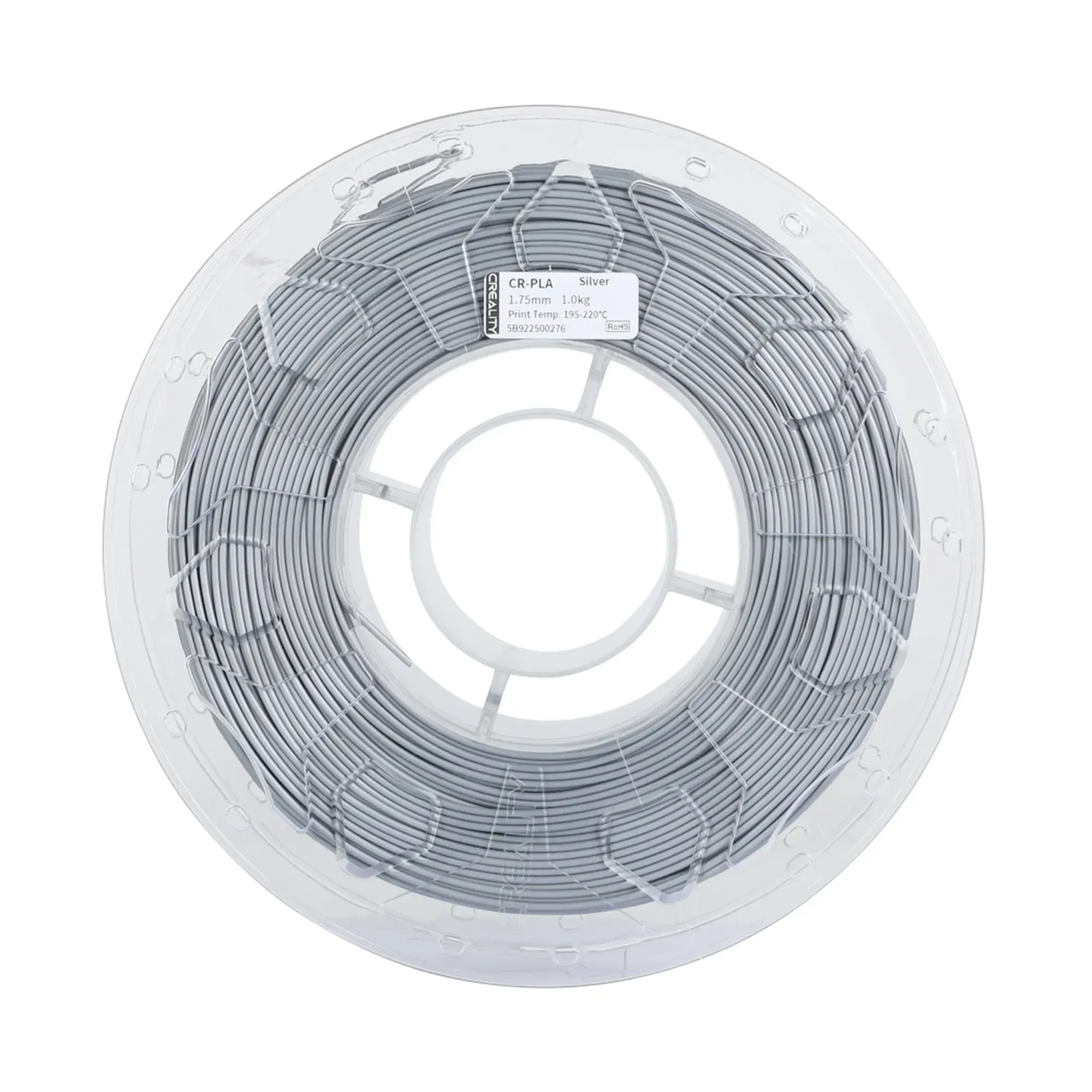 Filament PLA (plastik) do drukarki 3D CREALITY 1kg, 1,75mm, srebrny (3301010071) cena - zdjęcie 1