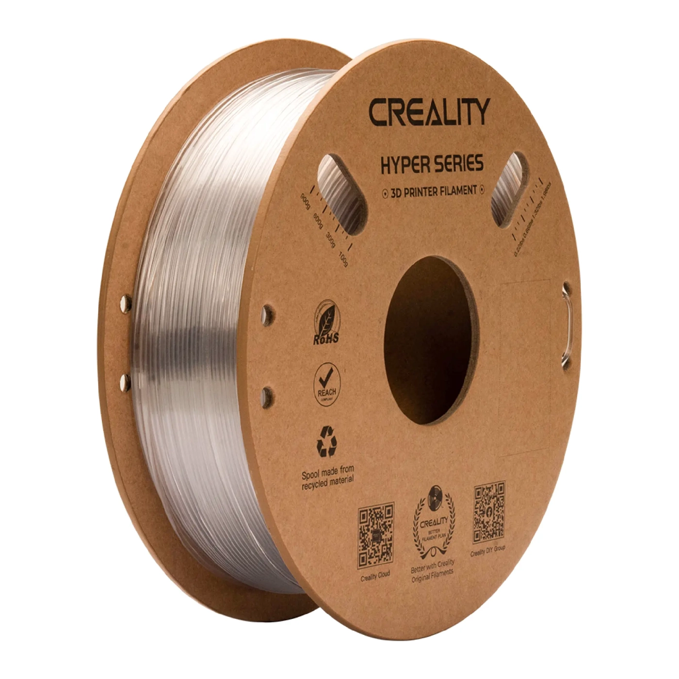 Filament Hyper PETG (tworzywo sztuczne) do drukarki 3D CREALITY 1 kg, 1,75 mm, prosorium (3301030042) cena - zdjęcie 0