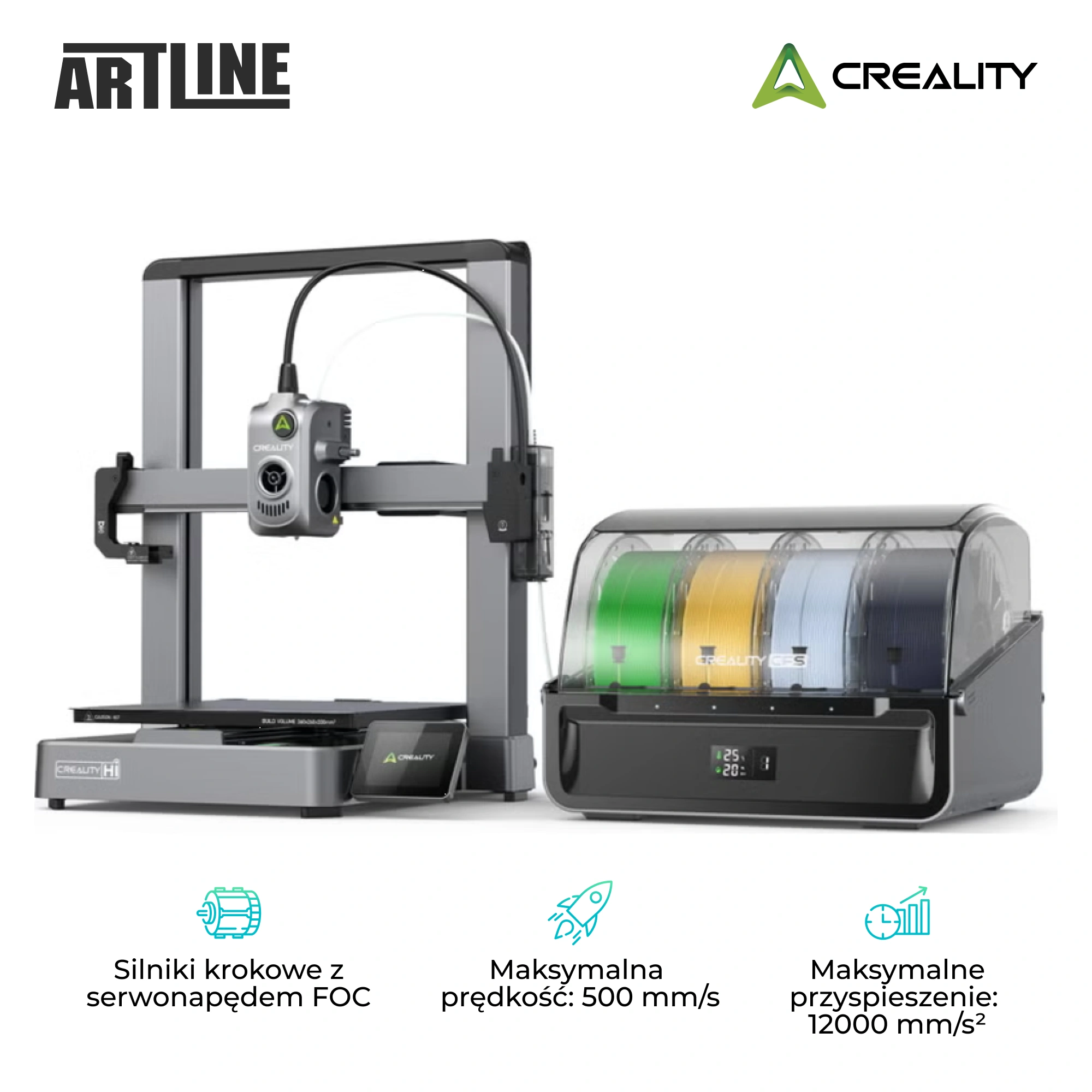 Drukarka 3D Creality Hi Combo - 3