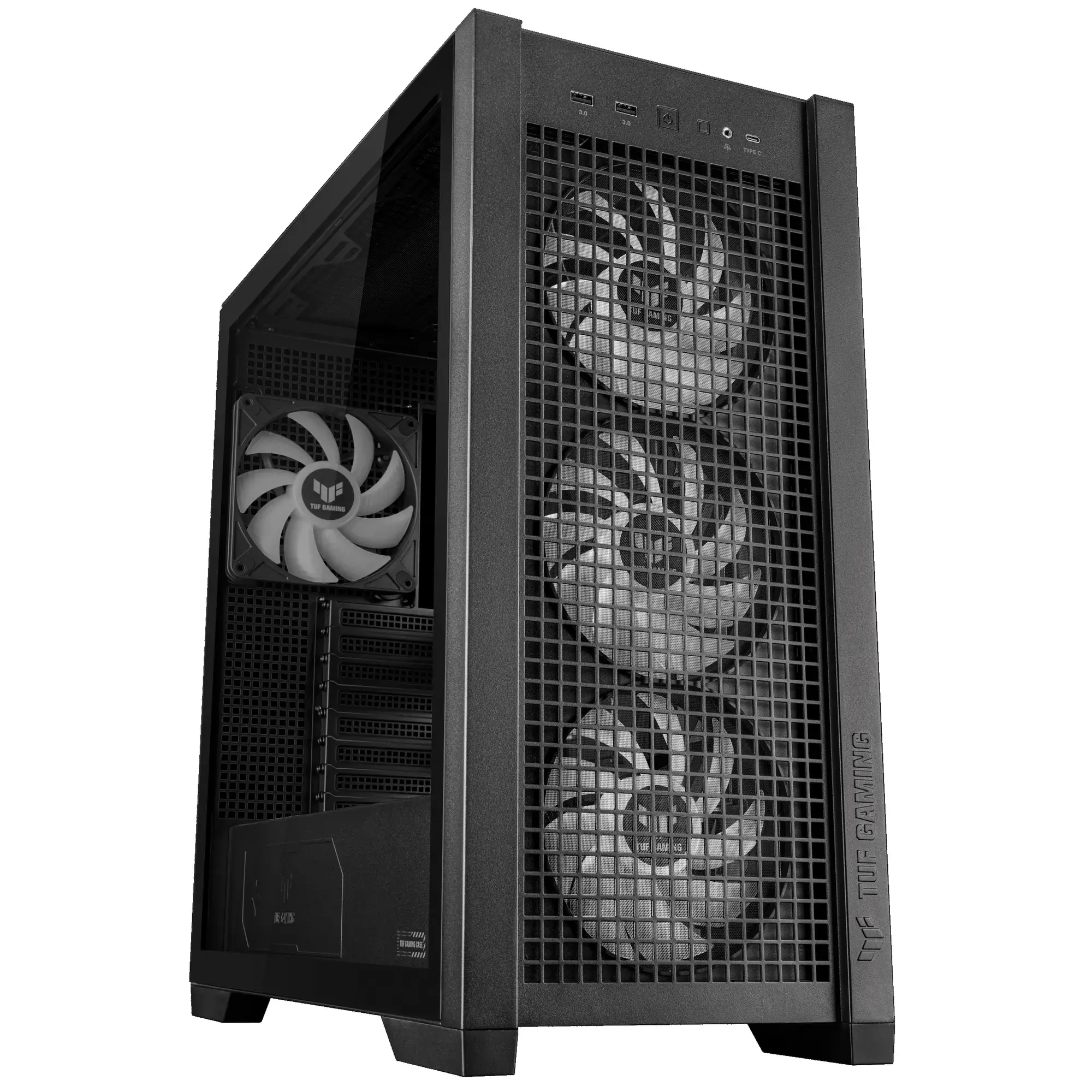 Obudowa ASUS GT302 TUF GAMING CASE/BLK/ARGBFAN (90DC00I0-B19000) cena - zdjęcie 1