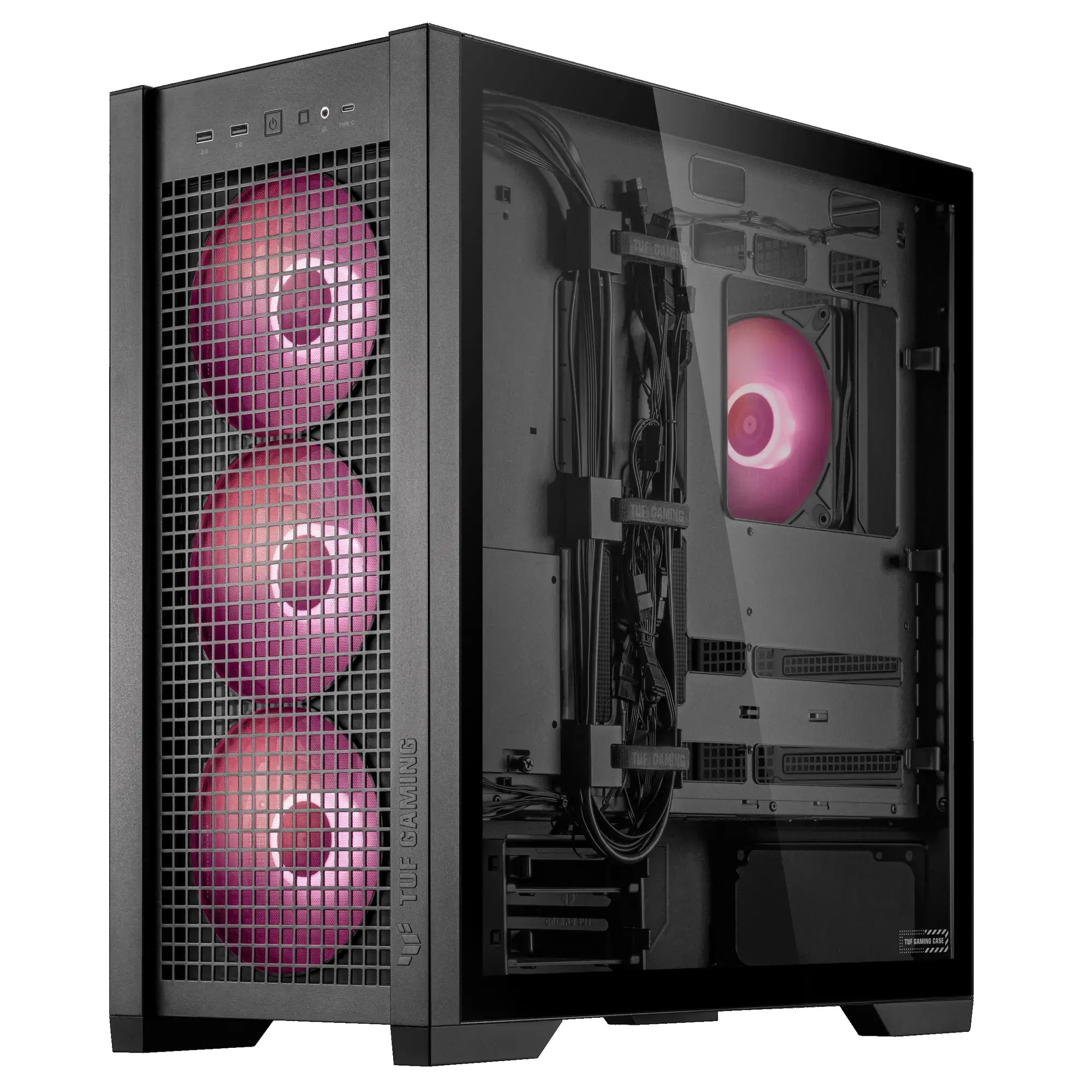 Obudowa ASUS GT302 TUF GAMING CASE/BLK/ARGBFAN (90DC00I0-B19000) cena - zdjęcie 4