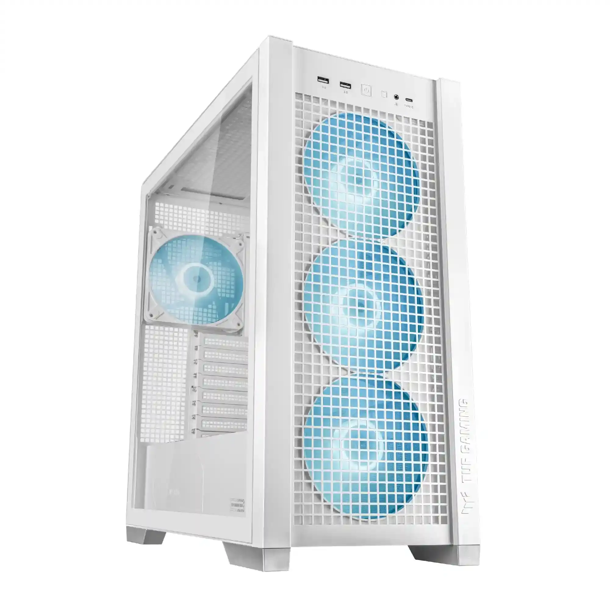 Obudowa ASUS GT302 TUF GAMING CASE/WHITE/ARGBFAN 90DC00I3-B19000) cena - zdjęcie 0