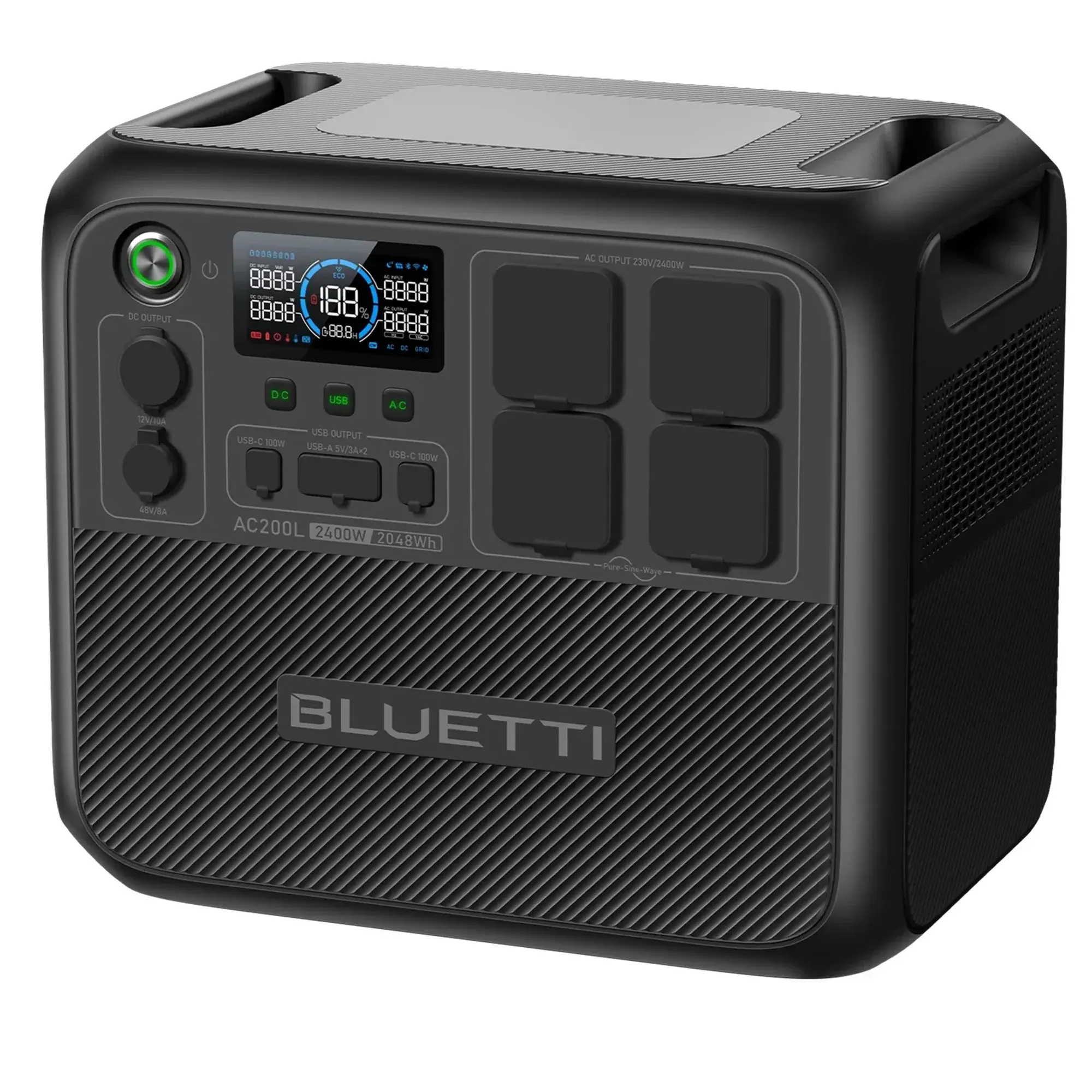 Stacje ładowania Bluetti PowerOak AC200L 2048Wh 2400W cena - zdjęcie 3