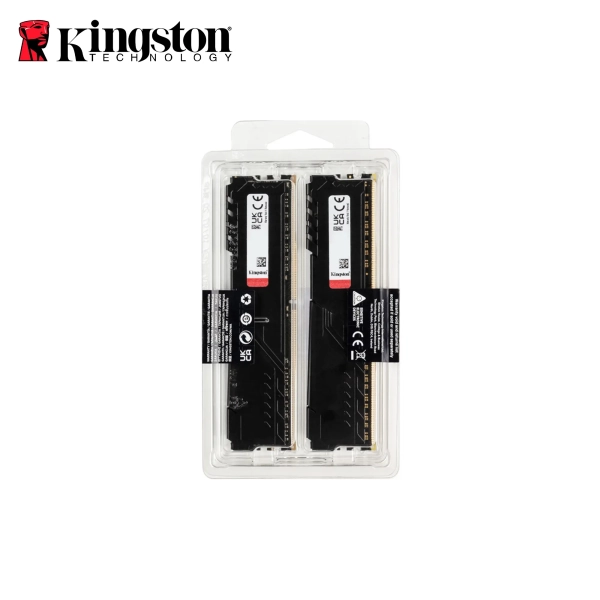 Moduł pamięci Kingston FURY Beast Black DDR4-3200 16GB KIT (2x8GB) CL16-18-18 1.35V XMP (KF432C16BBK2/16) cena - zdjęcie 2