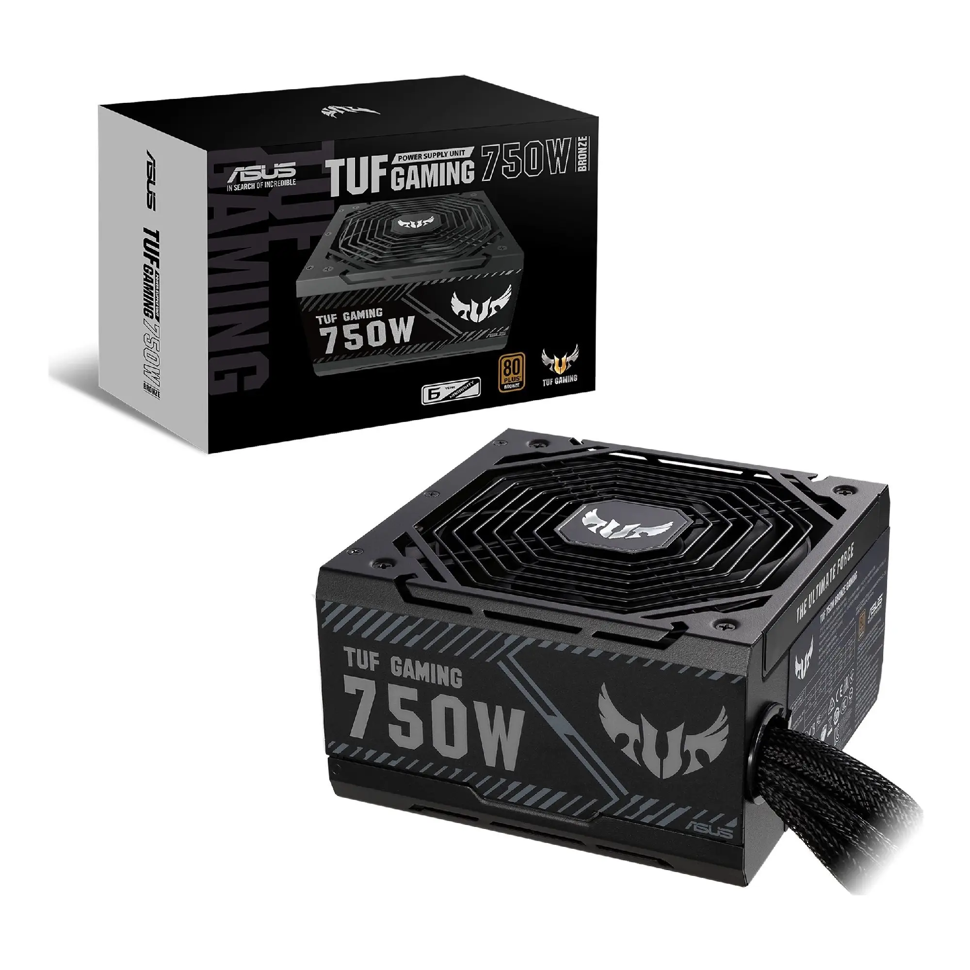 Zasilacz ASUS TUF 750W 80+ Bronze TUF Gaming 750B (90YE00D0-B0NA00) cena - zdjęcie 9