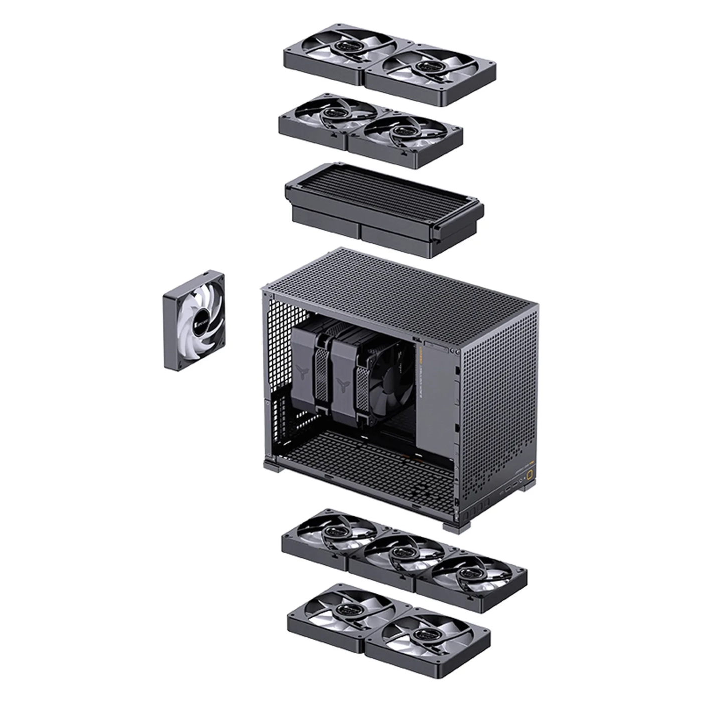 Obudowa Jonsbo D32 PRO Black cena - zdjęcie 14