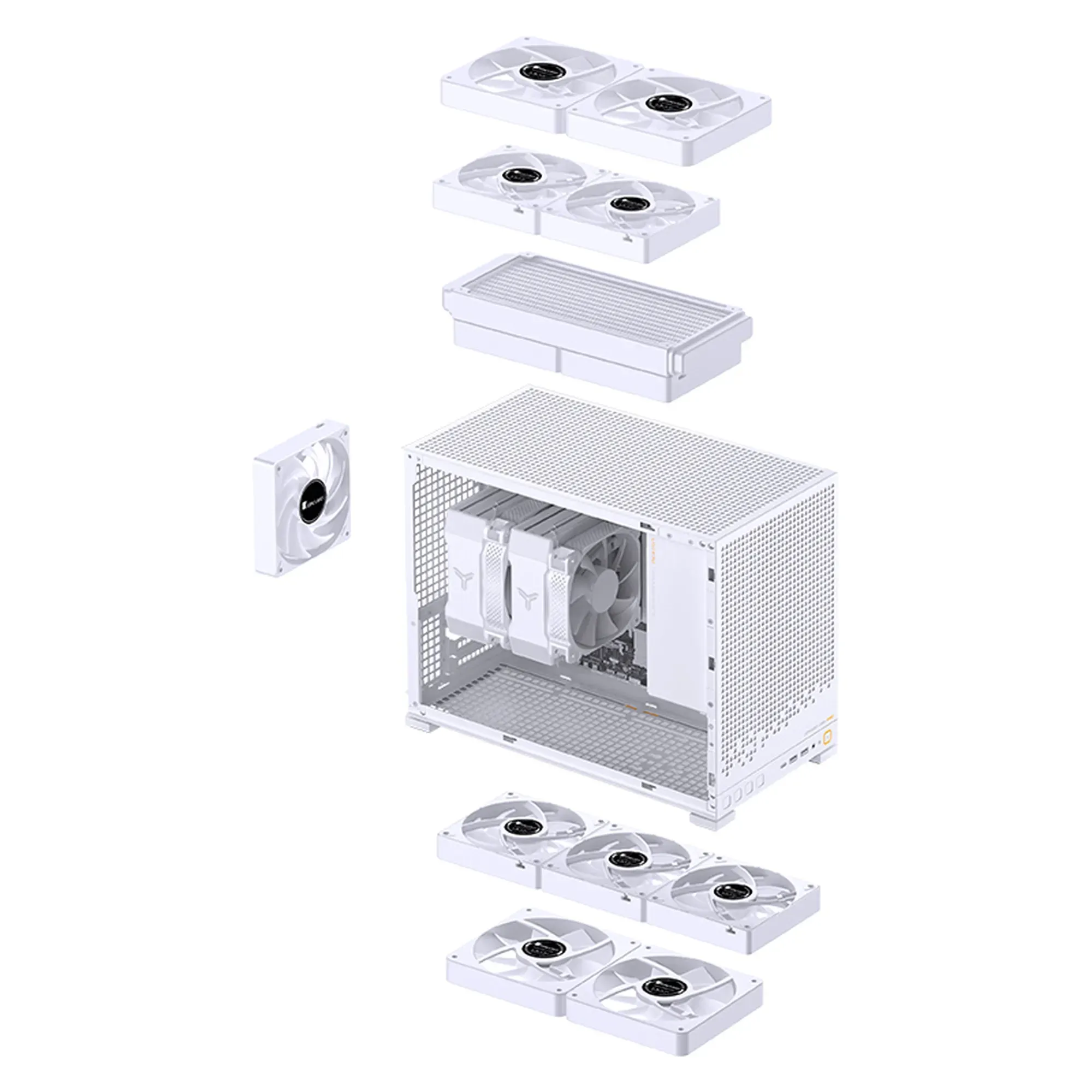 Obudowa Jonsbo D32 PRO White cena - zdjęcie 13