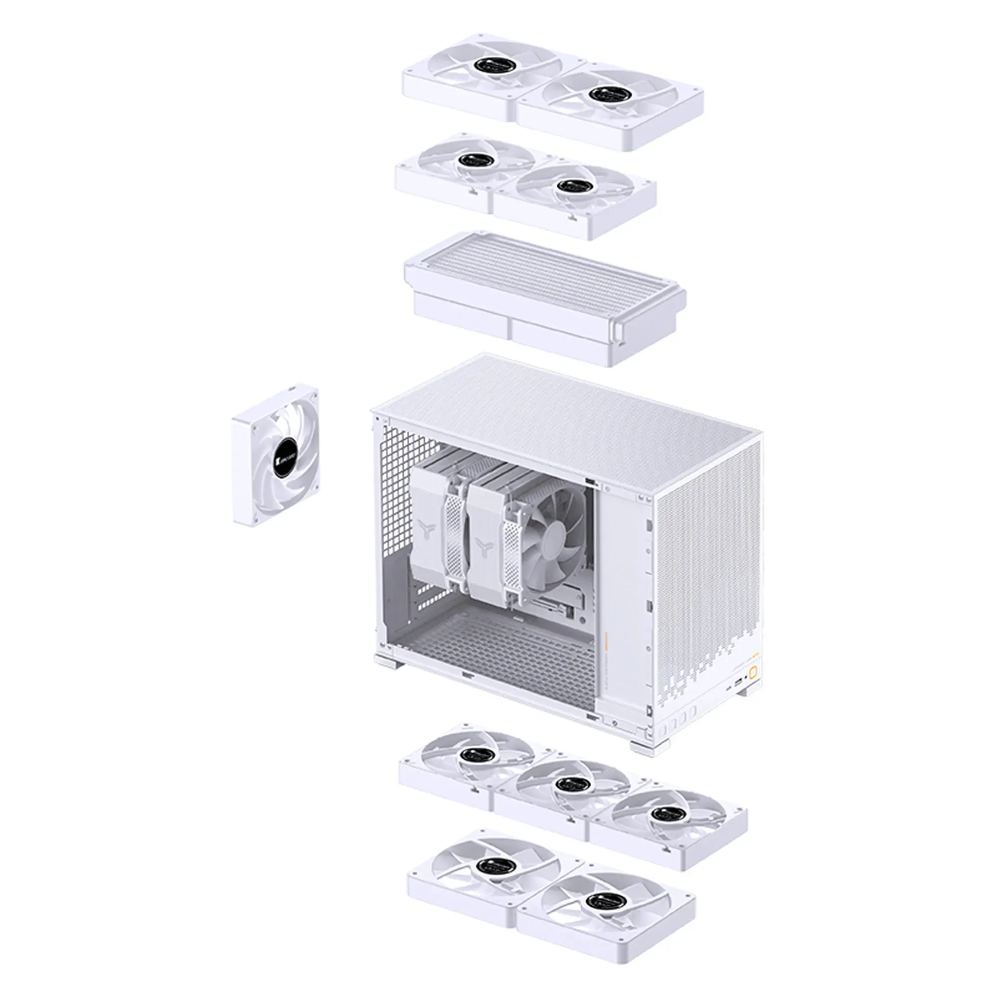 Obudowa Jonsbo D32 STD White cena - zdjęcie 14