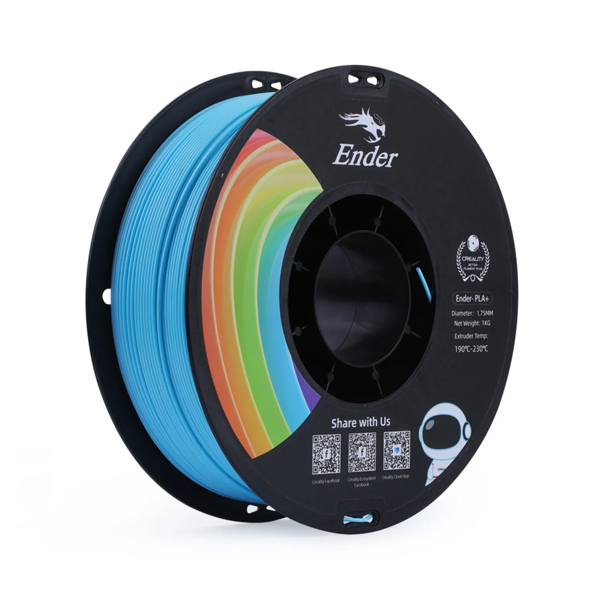 Filament Creality Ender-PLA Plus, 1kg, 1.75mm, niebieski (3301010310) cena - zdjęcie 0
