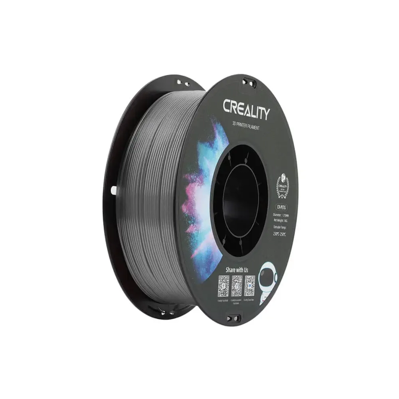 Filament Creality PETG, 1kg, 1.75mm, szary (3301030039) cena - zdjęcie 0