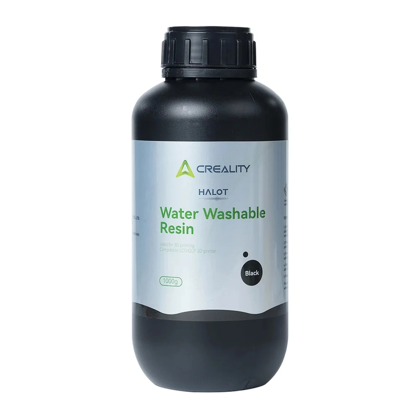Żywica fotopolimerowa Resin Creality HALOT Zmywalna wodą 1kg Czarna (3302010054) cena - zdjęcie 0