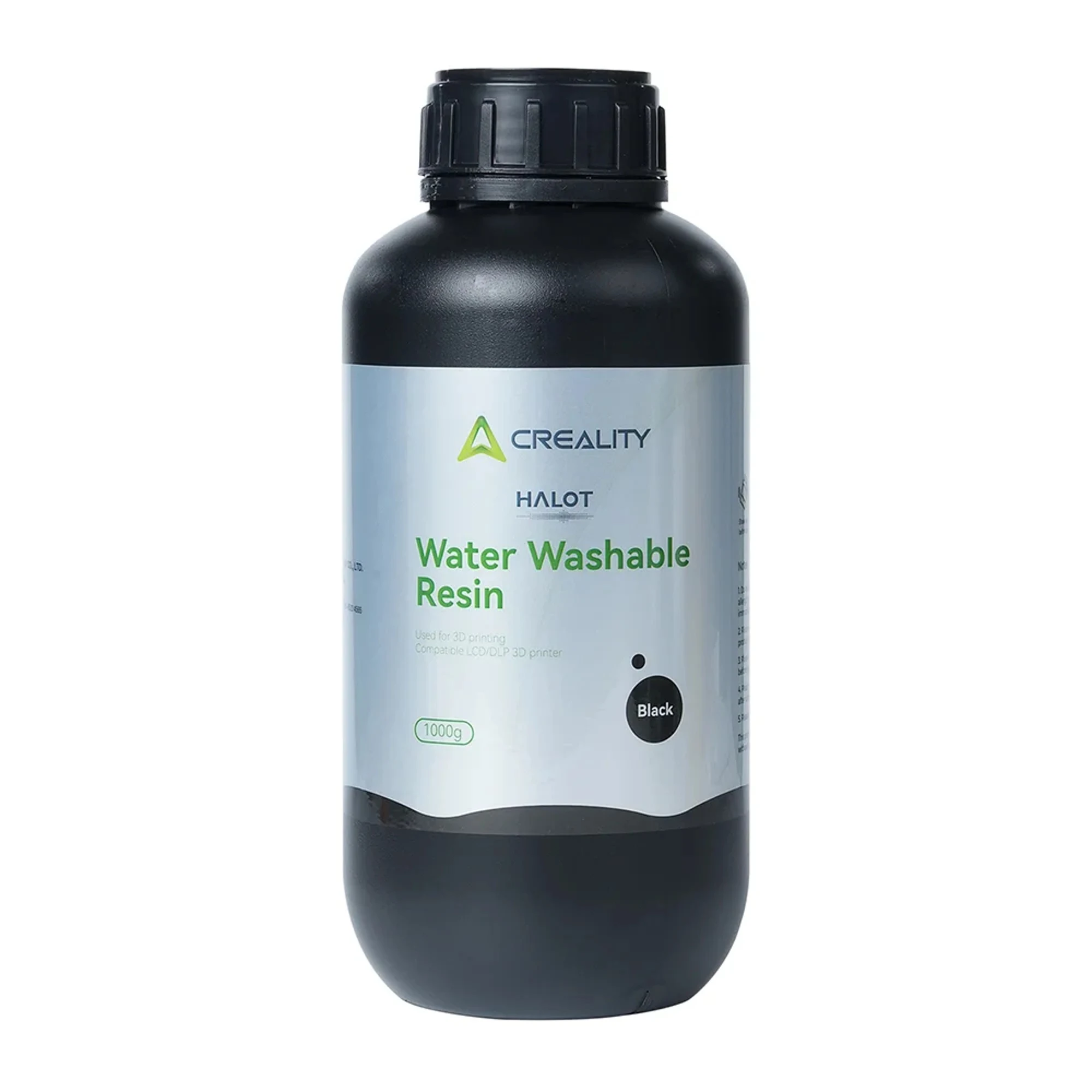 Żywica fotopolimerowa Resin Creality HALOT Zmywalna wodą 1kg Czarna (3302010054) cena - zdjęcie 0
