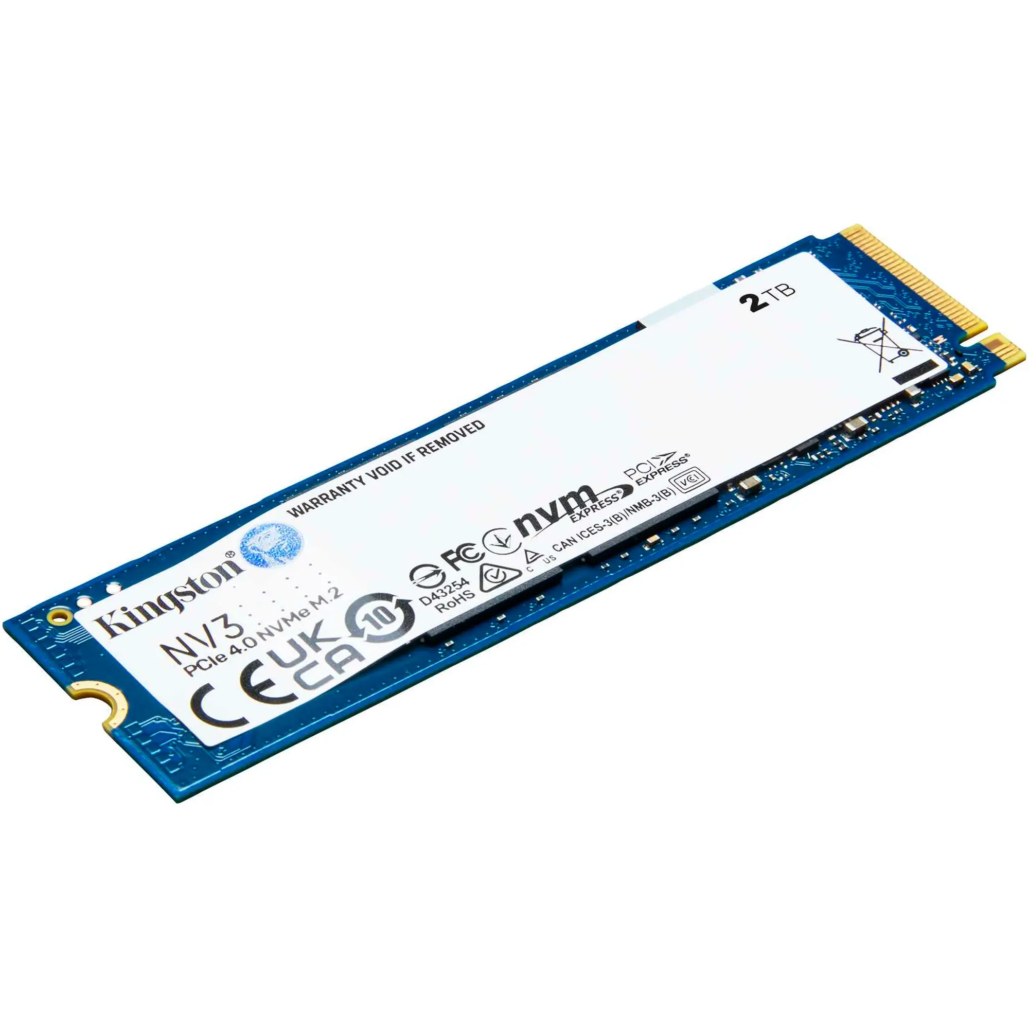 Dysk SSD Kingston NV3 2TB M.2 PCIe Gen 4x4 NVMe (SNV3S/2000G) cena - zdjęcie 1