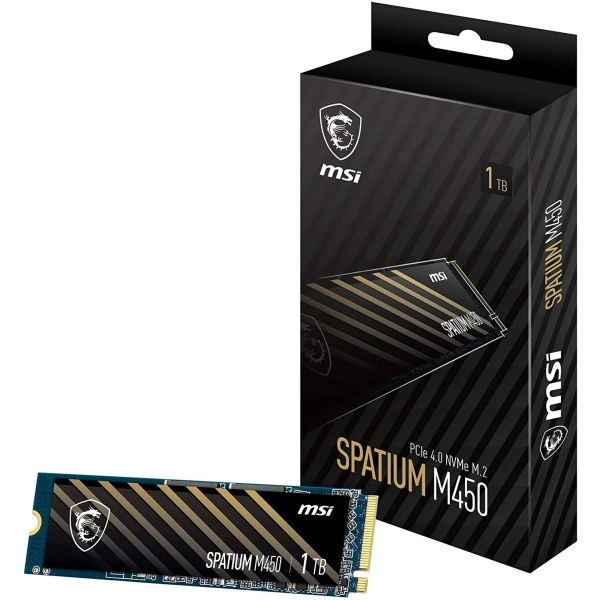 Dysk SSD MSI Spatium M450 1TB M.2 (S78-440L0M0-P83) cena - zdjęcie 5