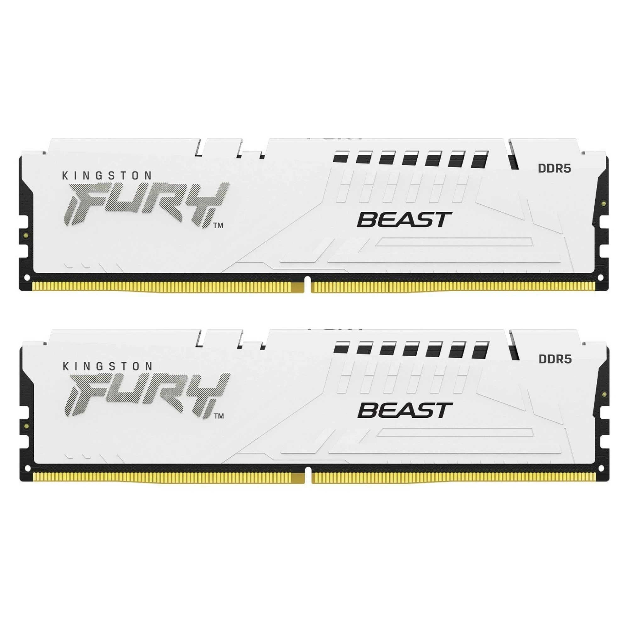 Moduł pamięci Kingston FURY Beast White DDR5-6000 64GB (2x32GB) (KF560C30BWK2-64) cena - zdjęcie 1