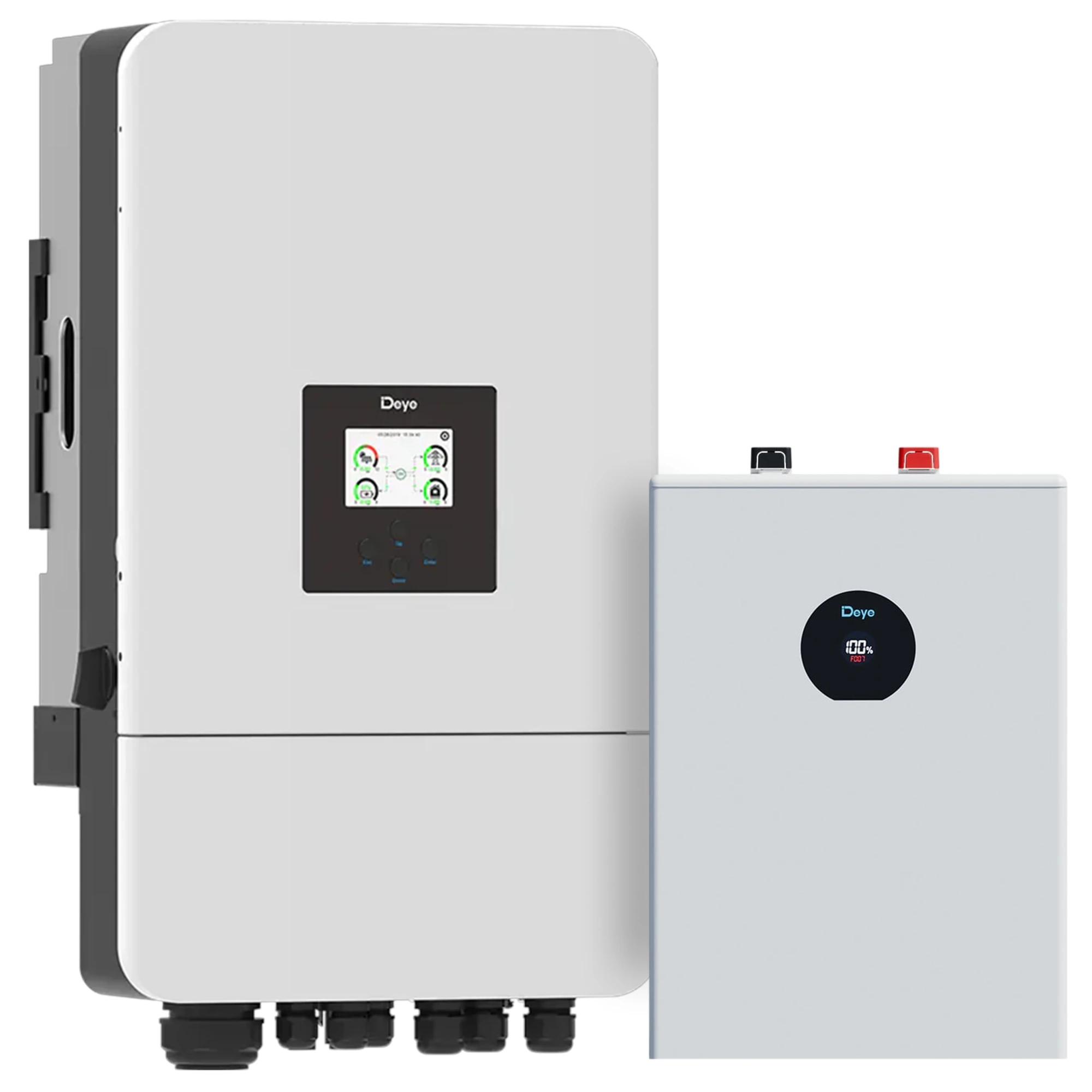 Hybrydowy system magazynowania energii Deye 12 kW + 11,78 kWh (LiFePO₄) - 1