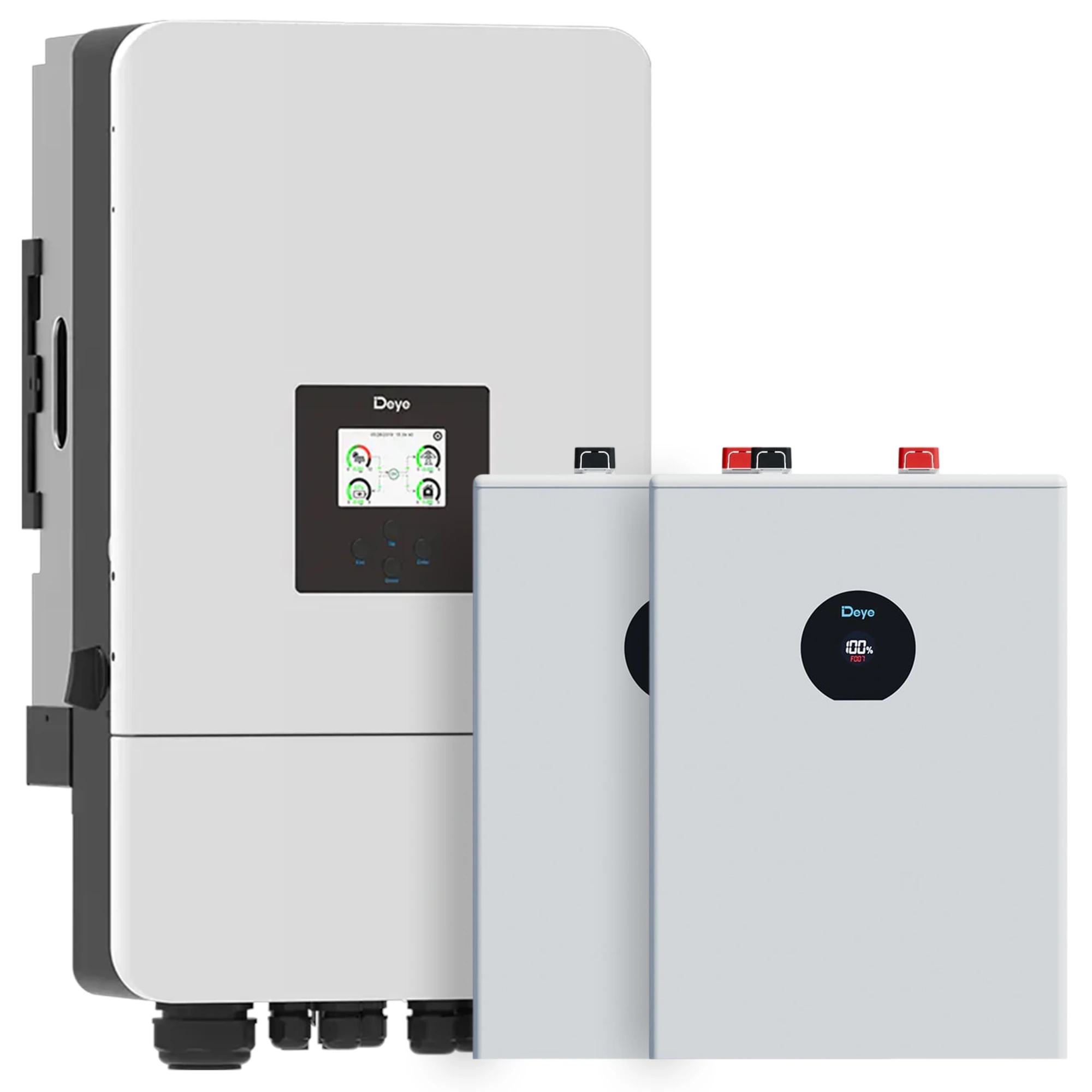 Hybrydowy system magazynowania energii Deye 12 kW + 23,56 kWh (LiFePO₄) - 1