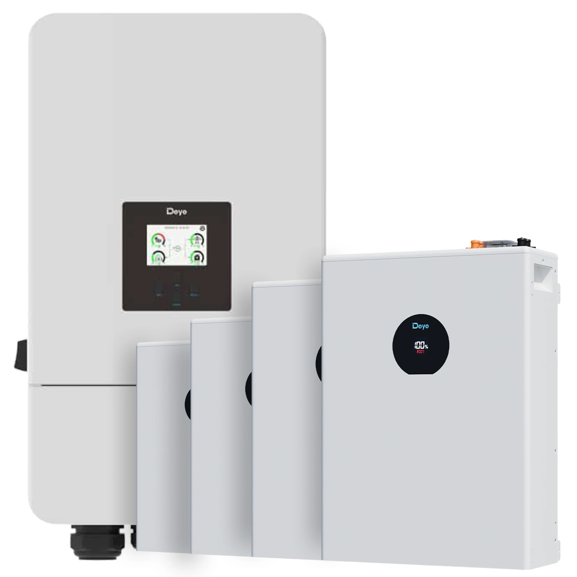 Hybrydowy system magazynowania energii Deye 12 kW + 20,48 kWh (LiFePO₄) - 1