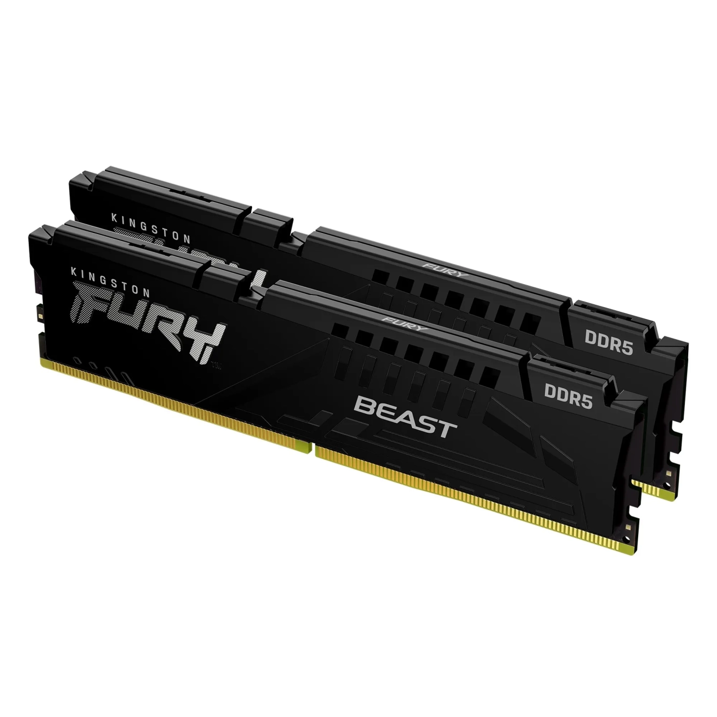 Moduł pamięci Kingston Fury Beast Black DDR5 5200 32GB (2x16GB) CL40 (KF552C40BBK2-32) cena - zdjęcie 0