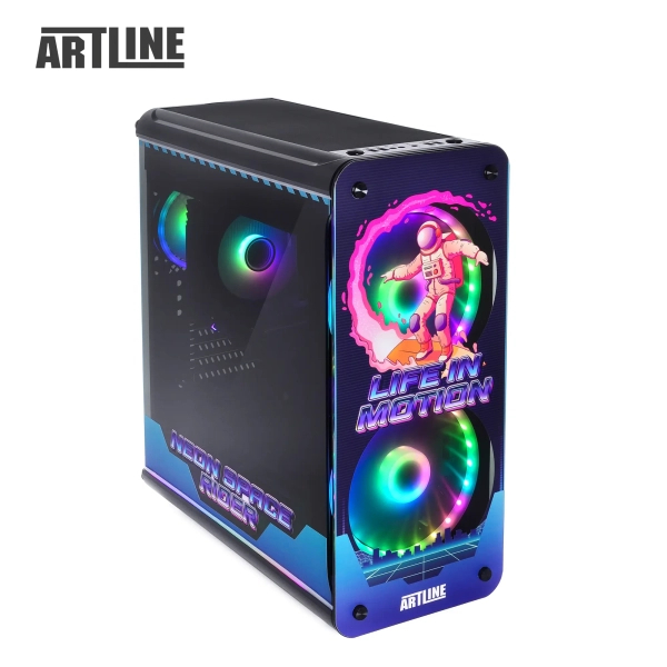 Komputer gamingowy ARTLINE Overlord NEON i5 12400F RTX 3050 8GB NR1642 cena - zdjęcie 3