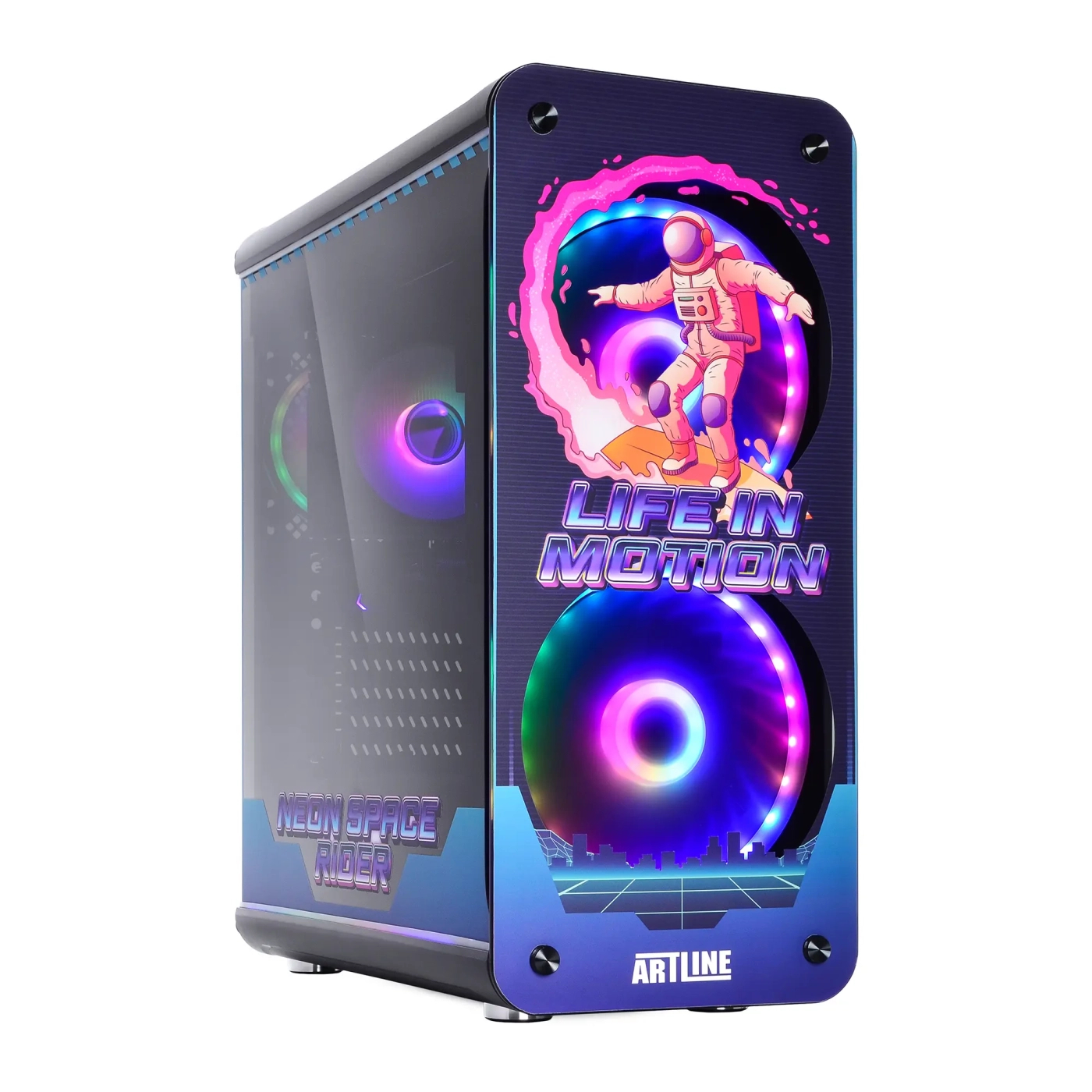 Komputer gamingowy ARTLINE Overlord NEON Ryzen 5 5600 RTX 3050 8GB NR1642 cena - zdjęcie 0